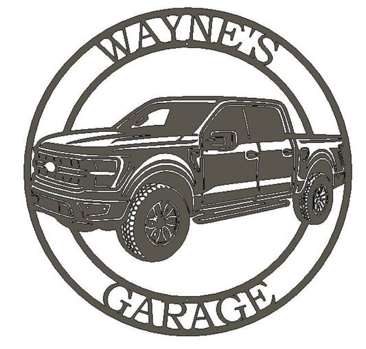 Custom f150 tremor metal sign