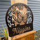 Custom Metal Butterfly Sign
