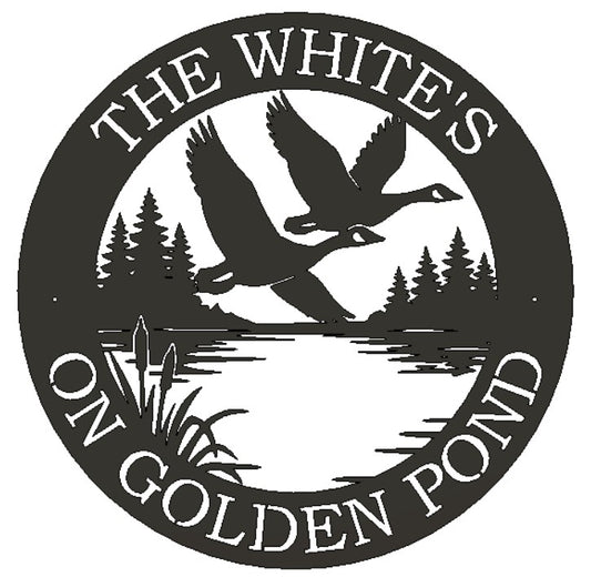 Panneau en métal personnalisé Loon 2