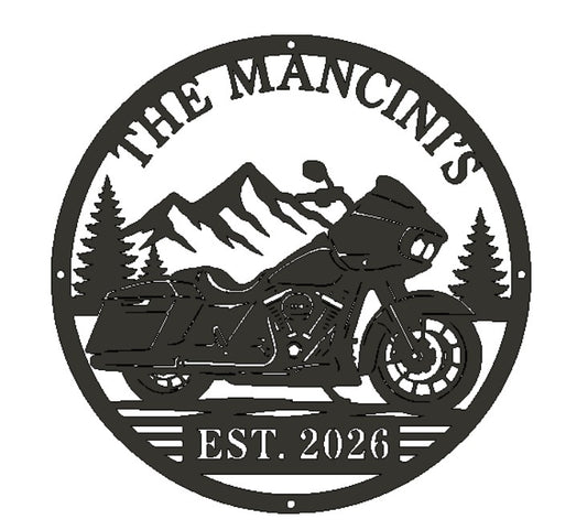 Custom Metal Road Glide Sign