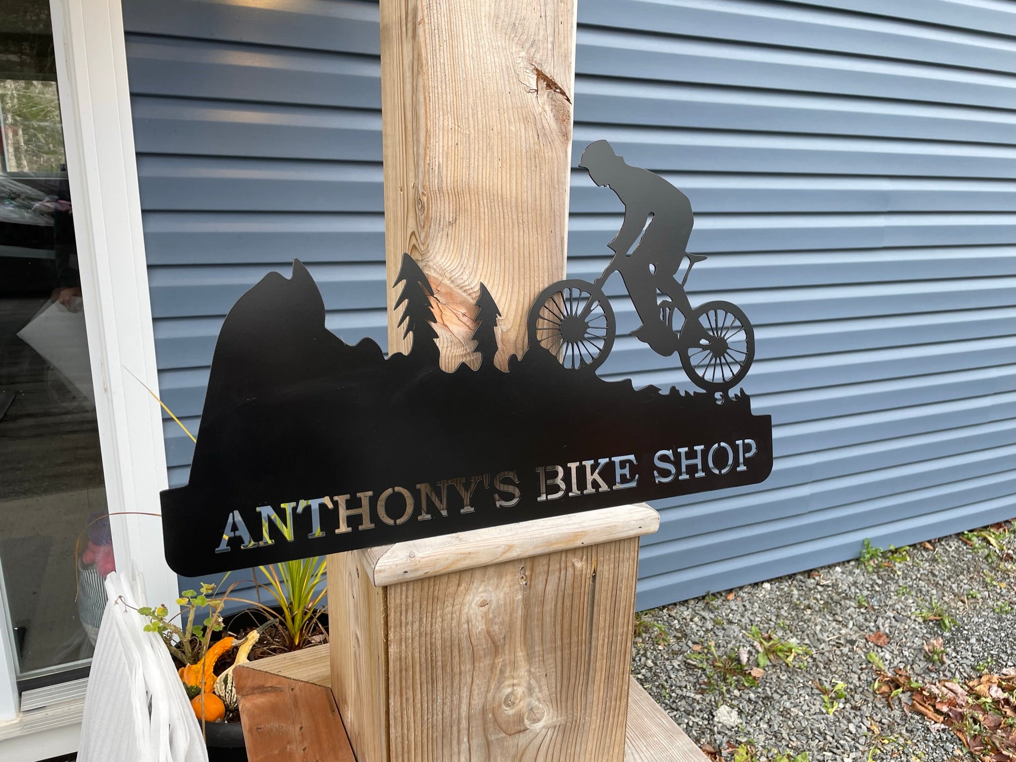 Custom Metal Mountain Bike Sign Made in Canada – Smoke on the Water ...