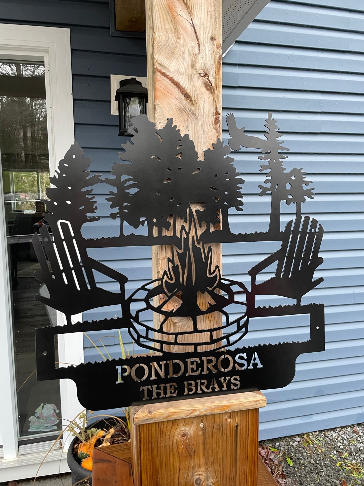 Custom Metal Campfire Sign