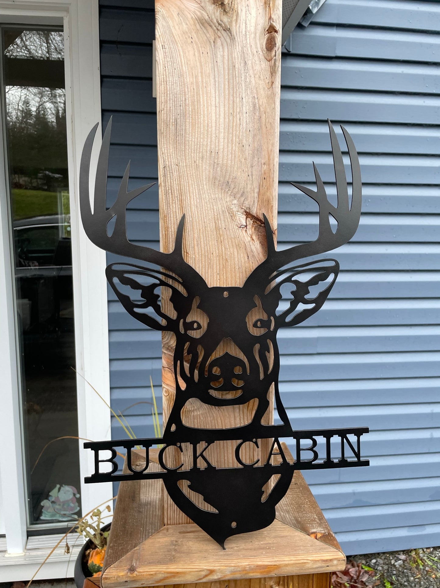 Custom Metal Buck Head Sign