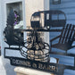 Custom Metal Camper Campfire Sign