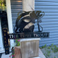 Custom Metal Trout Fishing Sign